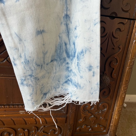 NWT Gap acid wash boyfriend button fly high waisted distressed jeans - Picture 5 of 11